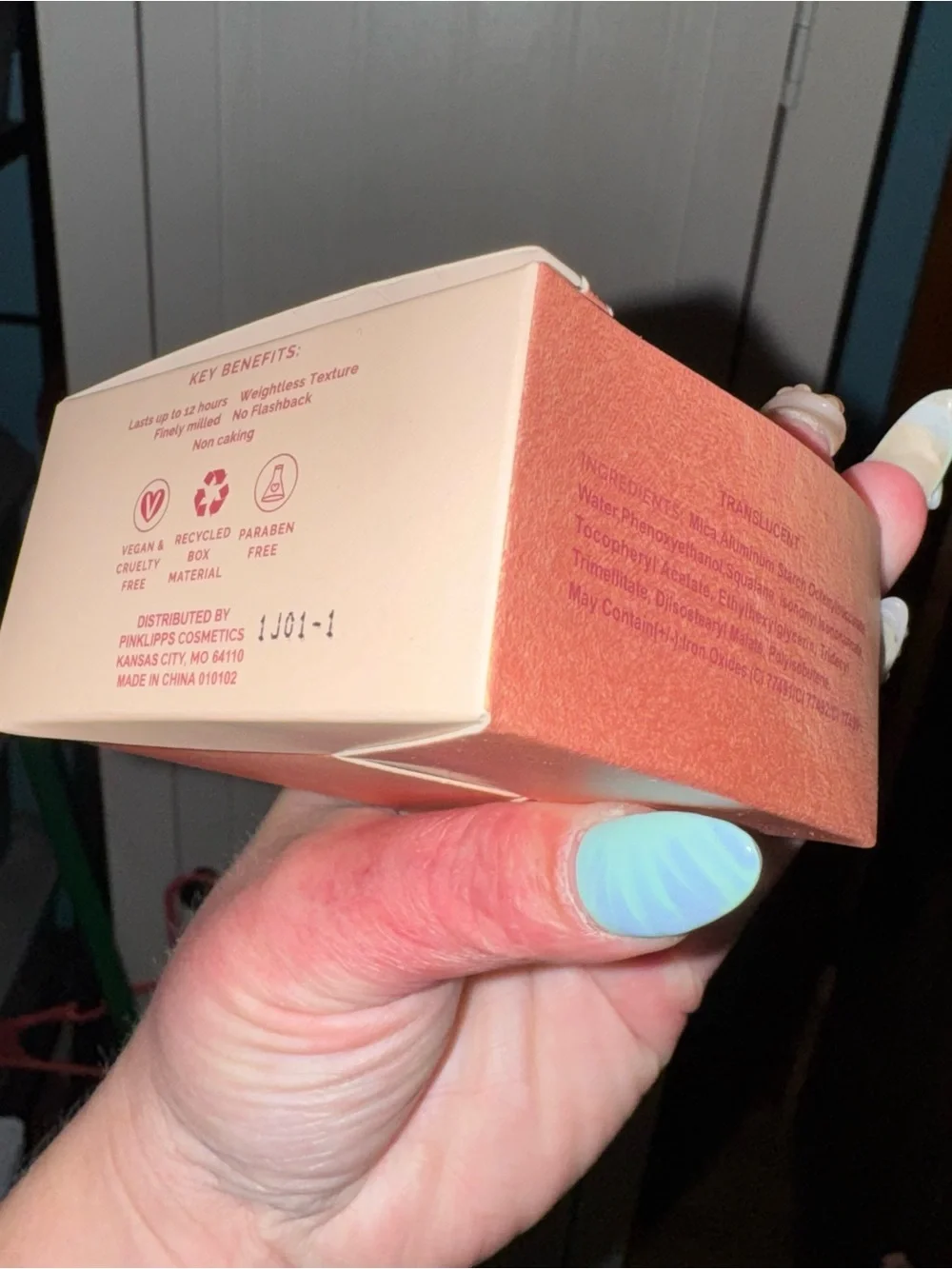 Loose setting powder
